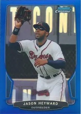 2013 Bowman Chrome - Blue Refractors #56 - Jason Heyward - Atlanta Braves