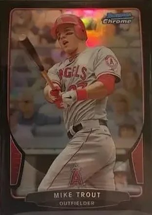 2013 Bowman Chrome - Black Refractors #50 - Mike Trout - Los Angeles Angels