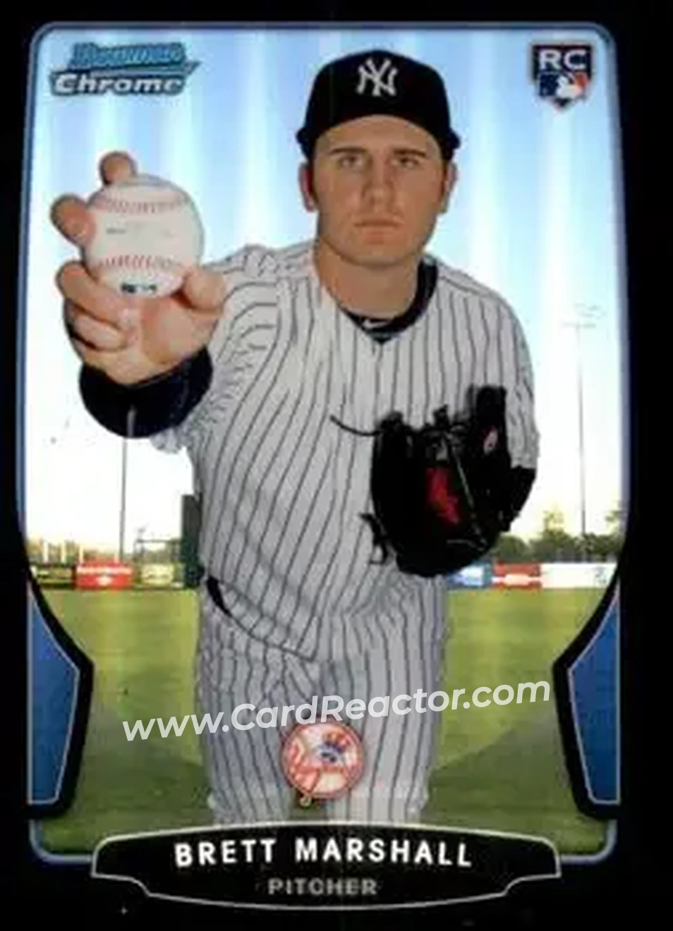 2013 Bowman Chrome - Black Refractors #68 - Brett Marshall - New York Yankees