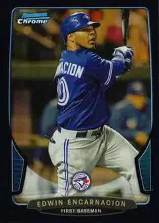 2013 Bowman Chrome - Black Refractors #70 - Edwin Encarnacion - Toronto Blue Jays