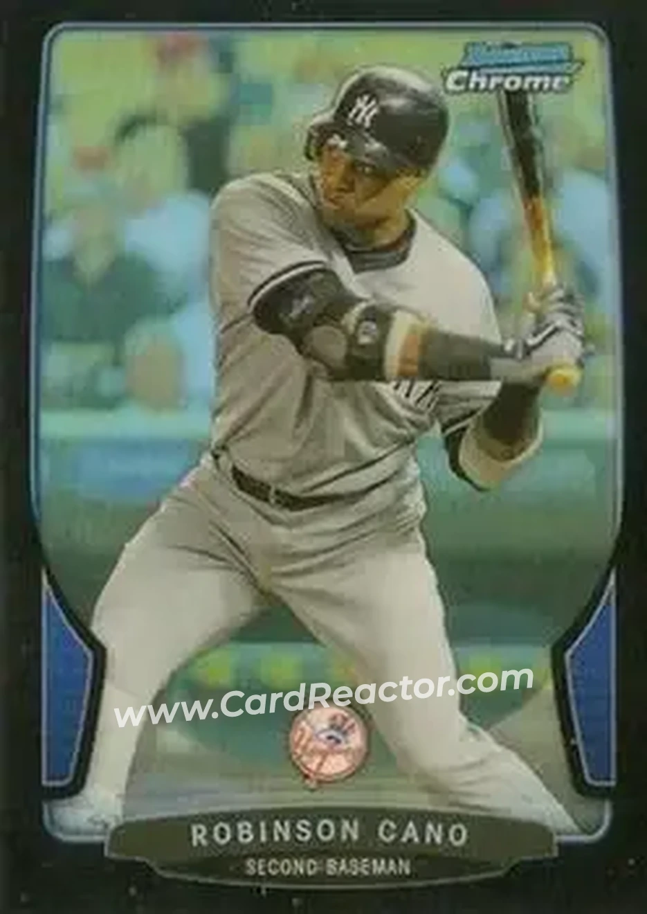 2013 Bowman Chrome - Black Refractors #75 - Robinson Cano - New York Yankees