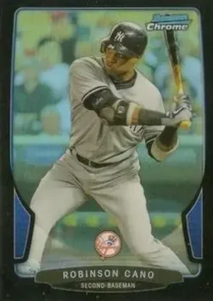 2013 Bowman Chrome - Black Refractors #75 - Robinson Cano - New York Yankees