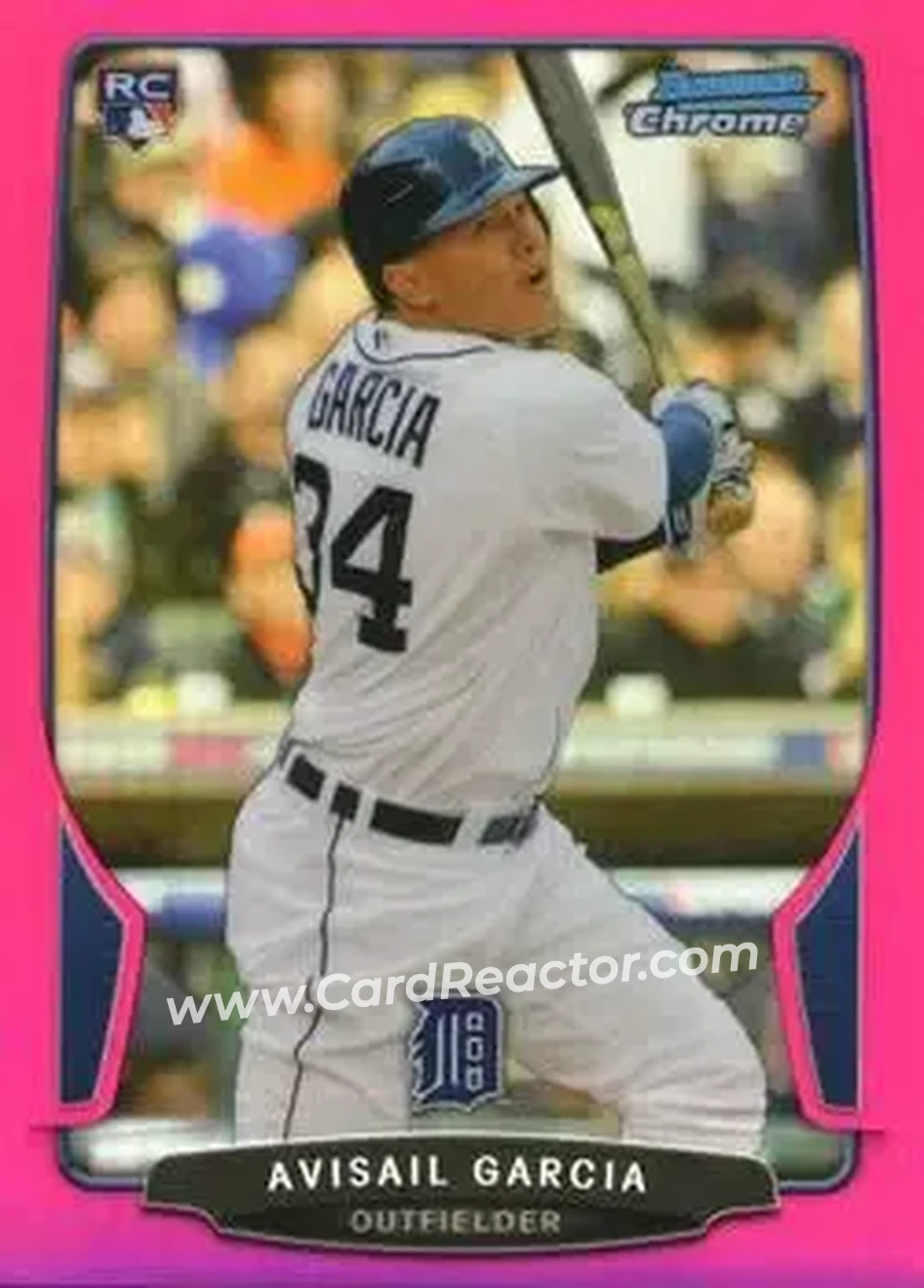 2013 Bowman Chrome - Magenta Refractors #31 - Avisail Garcia - Detroit Tigers