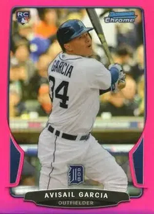 2013 Bowman Chrome - Magenta Refractors #31 - Avisail Garcia - Detroit Tigers