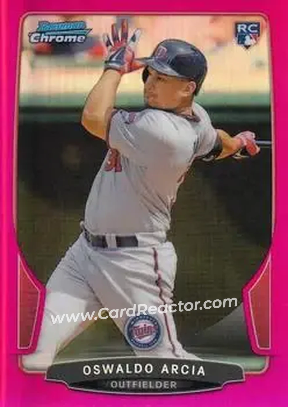 2013 Bowman Chrome - Magenta Refractors #39 - Oswaldo Arcia - Minnesota Twins
