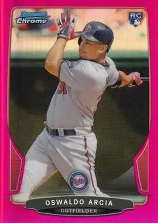 2013 Bowman Chrome - Magenta Refractors #39 - Oswaldo Arcia - Minnesota Twins