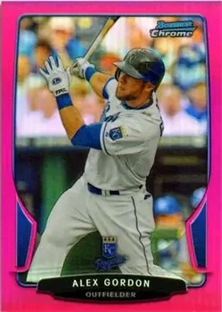 2013 Bowman Chrome - Magenta Refractors #40 - Alex Gordon - Kansas City Royals