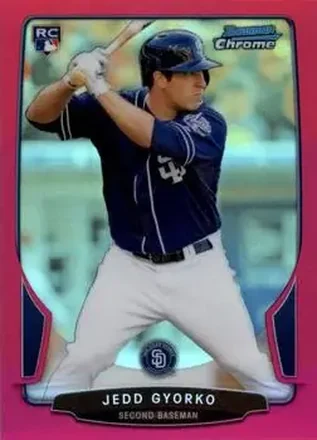 2013 Bowman Chrome - Magenta Refractors #44 - Jedd Gyorko - San Diego Padres