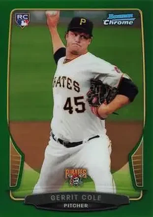 2013 Bowman Chrome - Green Refractors #30 - Gerrit Cole - Pittsburgh Pirates