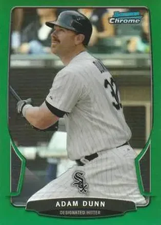 2013 Bowman Chrome - Green Refractors #59 - Adam Dunn - Chicago White Sox