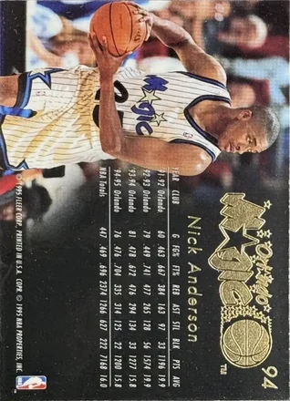 Nick Anderson 뒷면
