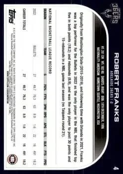 Back of Robert Franks