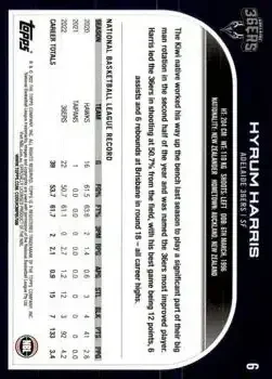 Back of Hyrum Harris