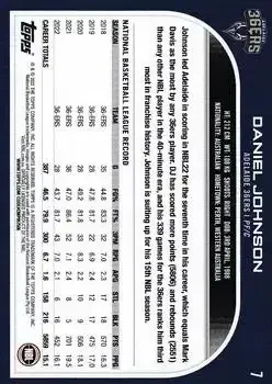 Back of Daniel Johnson