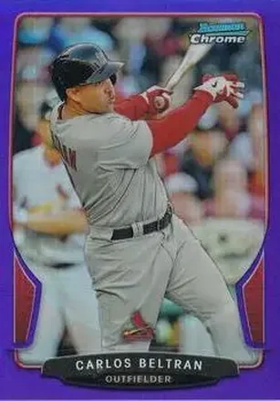 2013 Bowman Chrome - Purple Refractors #35 - Carlos Beltran - St. Louis Cardinals