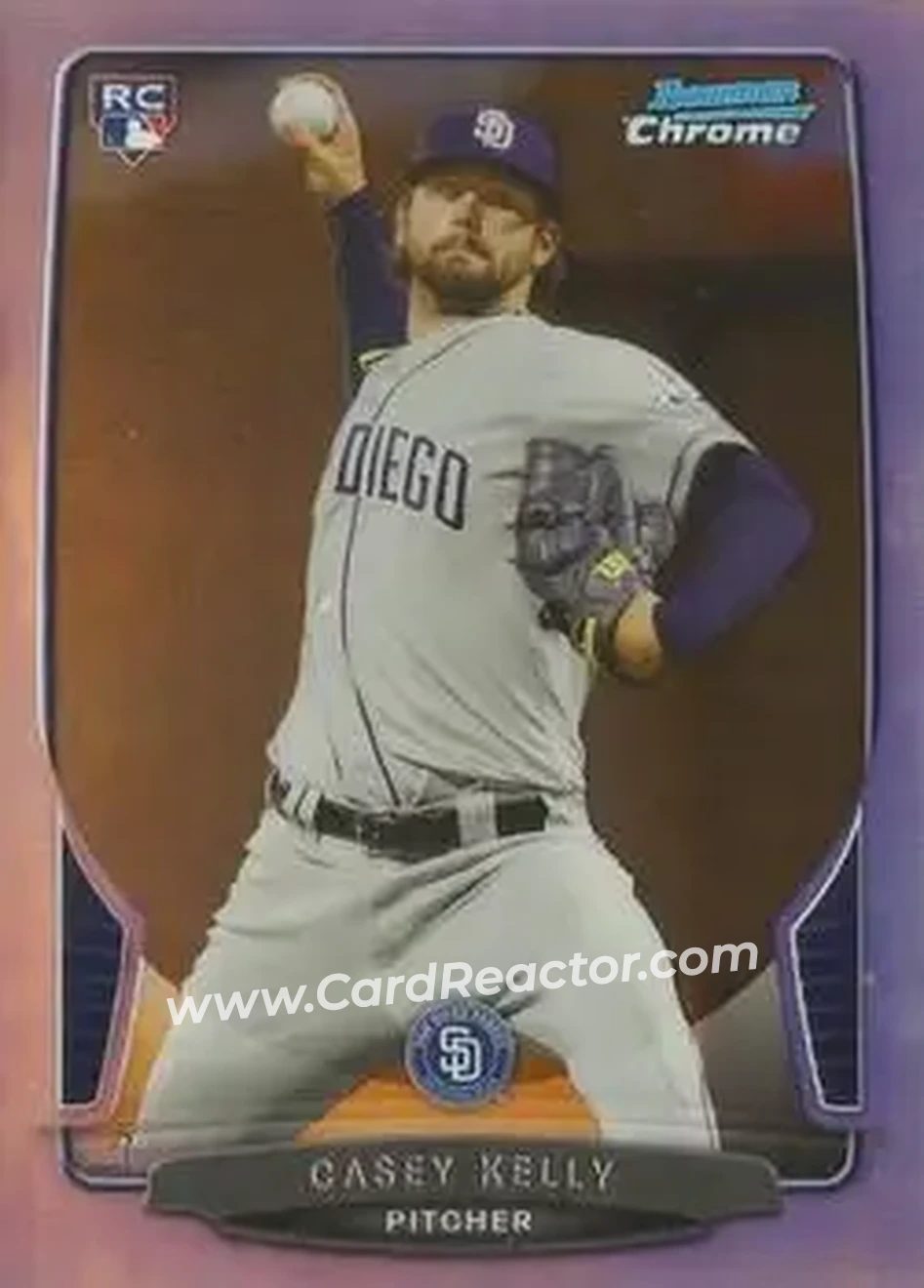 2013 Bowman Chrome - Refractors #11 - Casey Kelly - San Diego Padres
