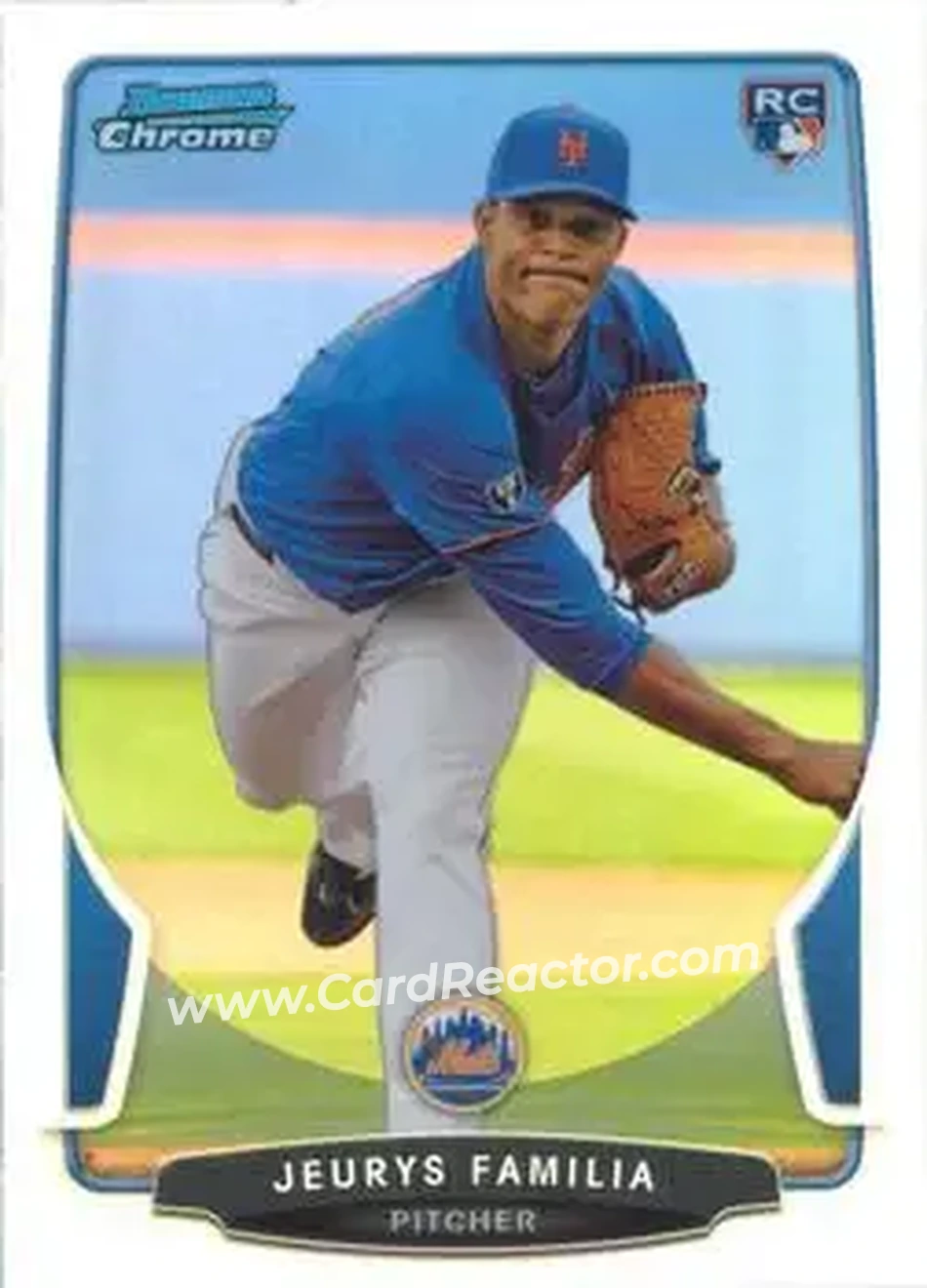 2013 Bowman Chrome - Refractors #12 - Jeurys Familia - New York Mets - Front