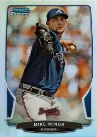 2013 Bowman Chrome - Refractors #13 - Mike Minor - Atlanta Braves