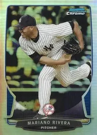 2013 Bowman Chrome - Refractors #19 - Mariano Rivera - New York Yankees
