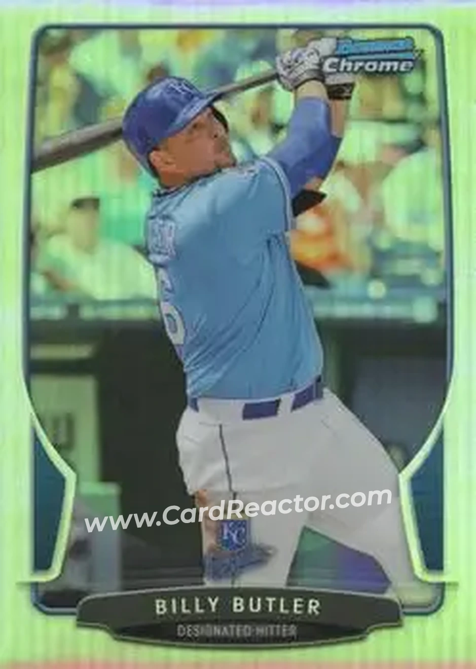 2013 Bowman Chrome - Refractors #21 - Billy Butler - Kansas City Royals