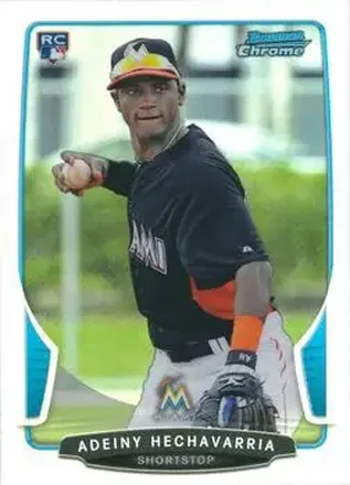 2013 Bowman Chrome - Refractors #23 - Adeiny Hechavarria - Miami Marlins