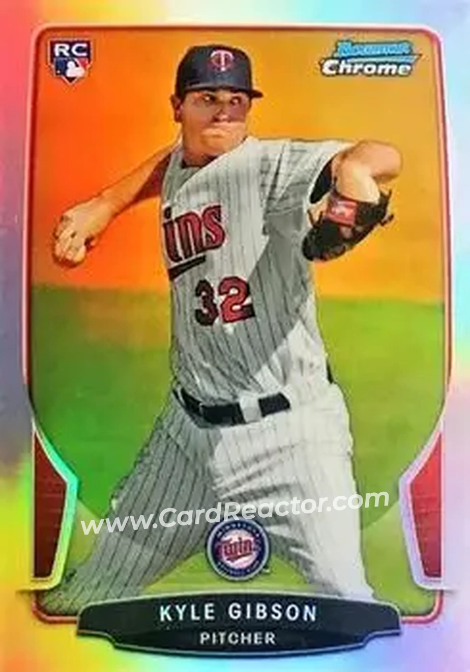 2013 Bowman Chrome - Refractors #28 - Kyle Gibson - Minnesota Twins