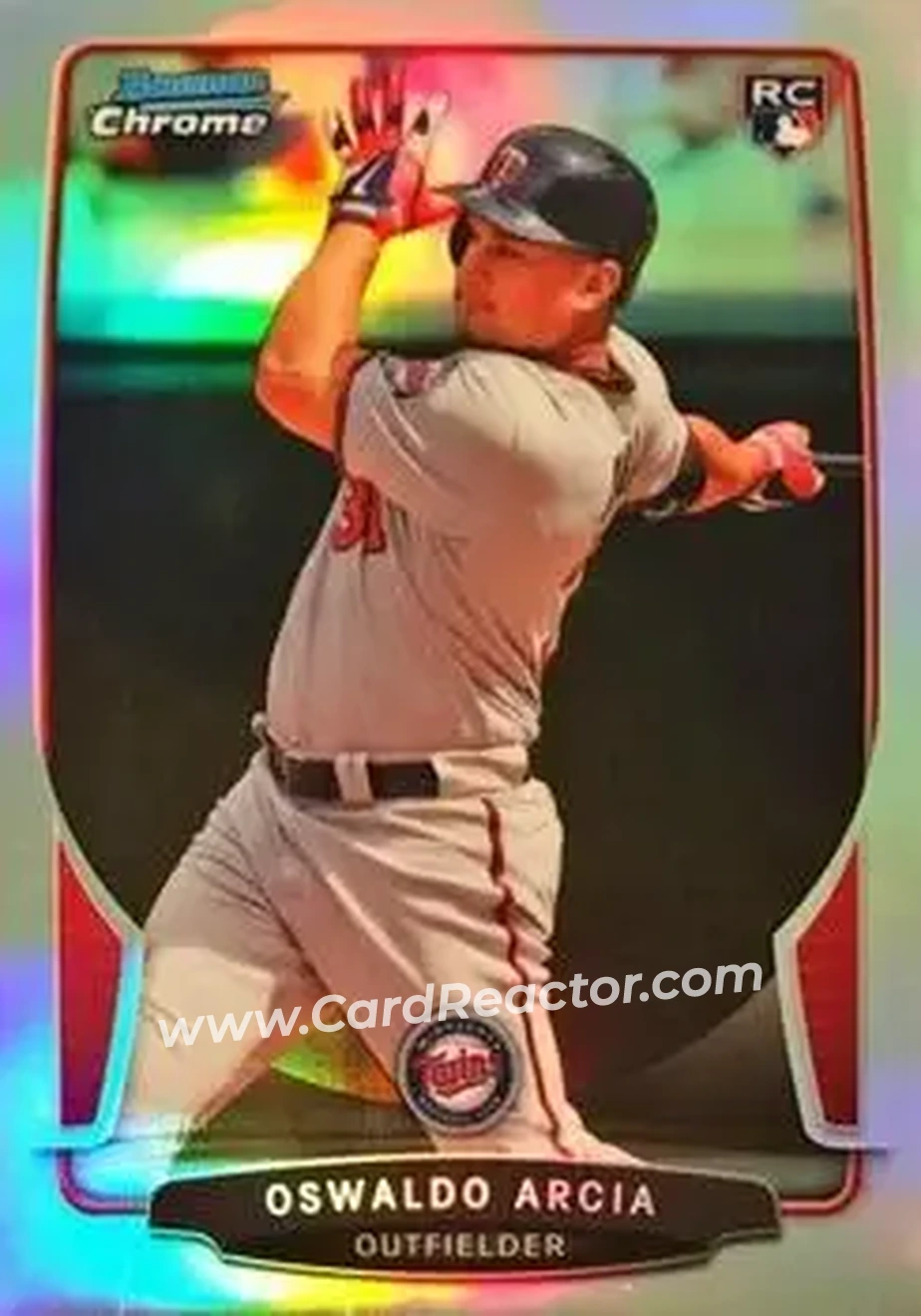 2013 Bowman Chrome - Refractors #39 - Oswaldo Arcia - Minnesota Twins