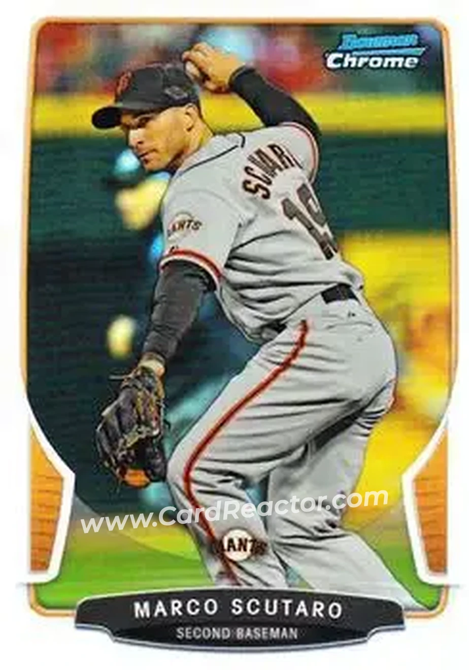 2013 Bowman Chrome - Refractors #41 - Marco Scutaro - San Francisco Giants