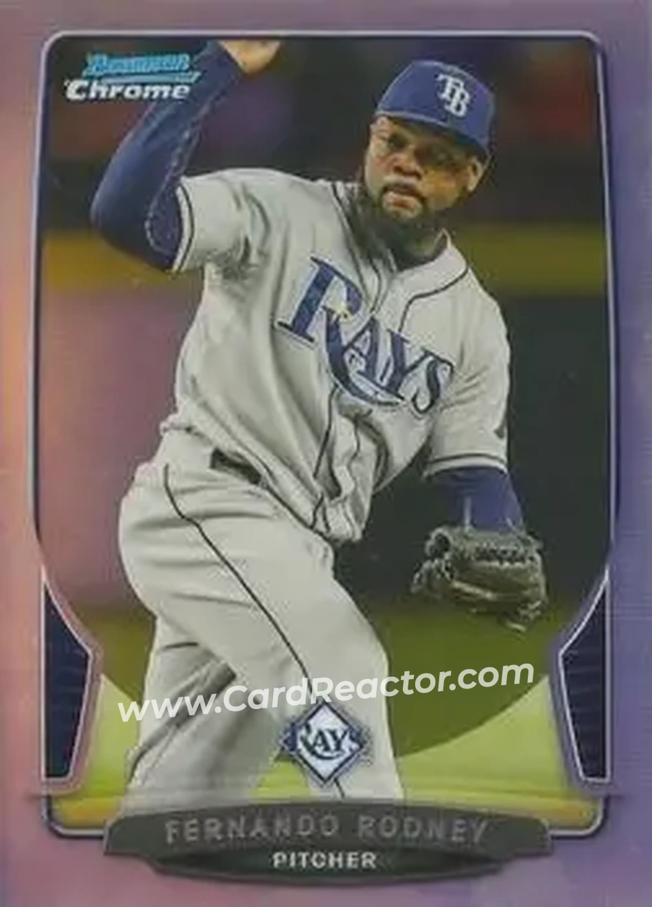 2013 Bowman Chrome - Refractors #51 - Fernando Rodney - Tampa Bay Rays