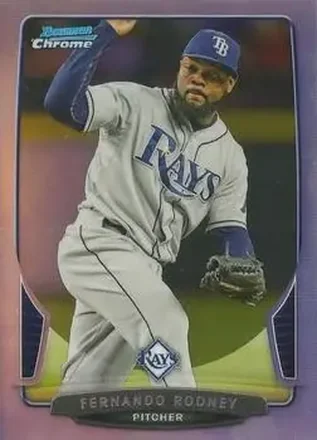 2013 Bowman Chrome - Refractors #51 - Fernando Rodney - Tampa Bay Rays
