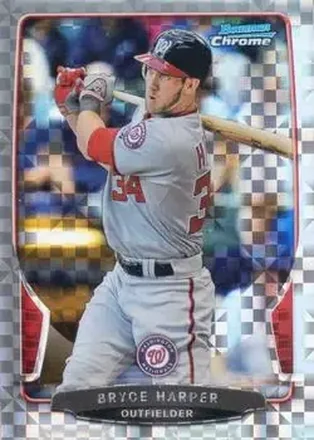 2013 Bowman Chrome - X-Fractors #1 - Bryce Harper - Washington Nationals