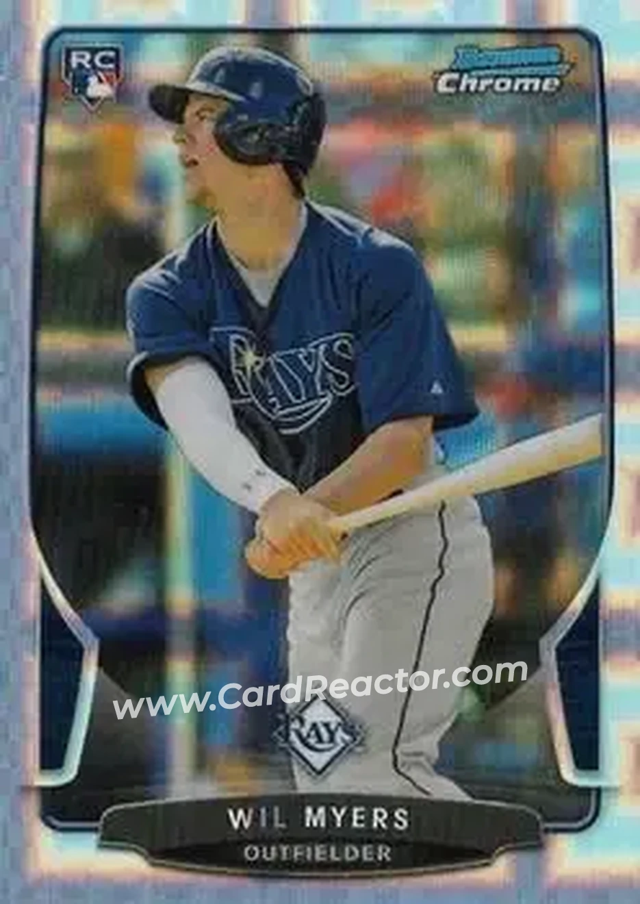 2013 Bowman Chrome - X-Fractors #2 - Wil Myers - Tampa Bay Rays