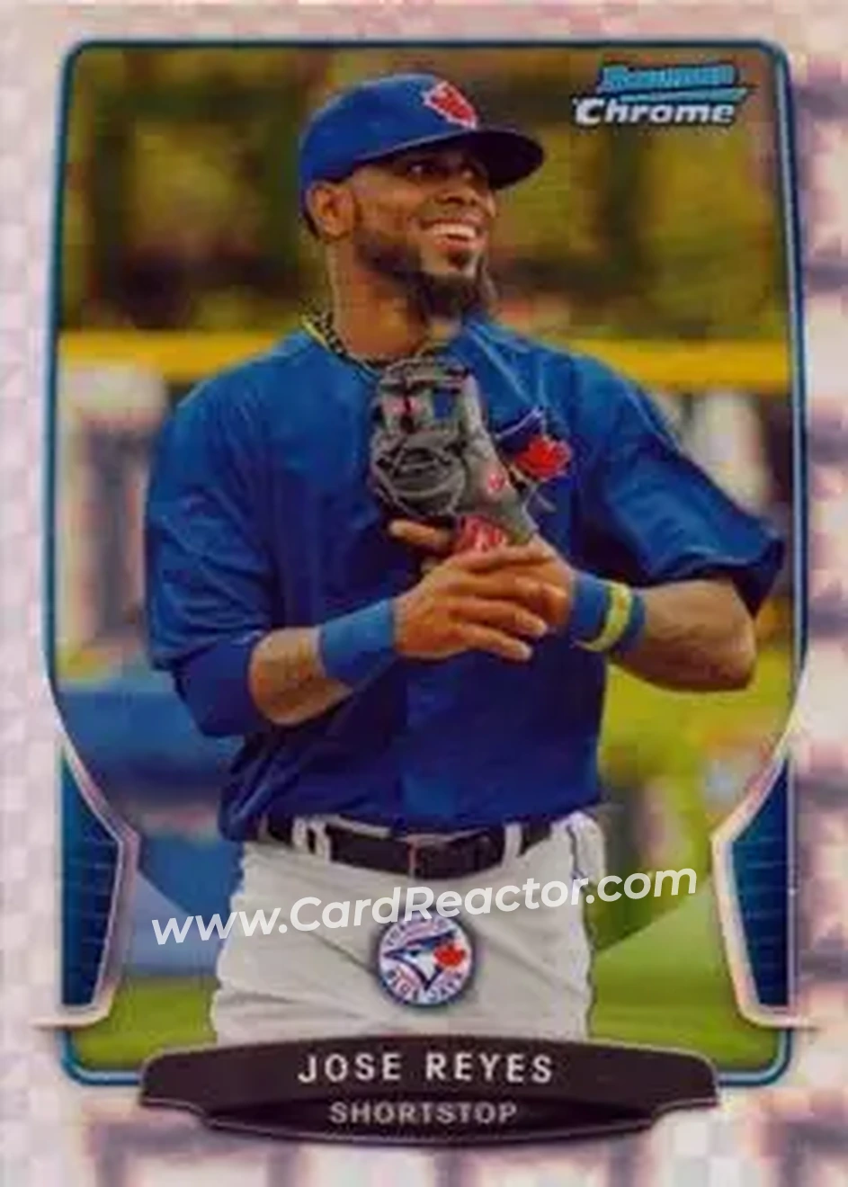 2013 Bowman Chrome - X-Fractors #3 - Jose Reyes - Toronto Blue Jays