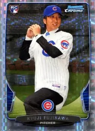 2013 Bowman Chrome - X-Fractors #8 - Kyuji Fujikawa - Chicago Cubs