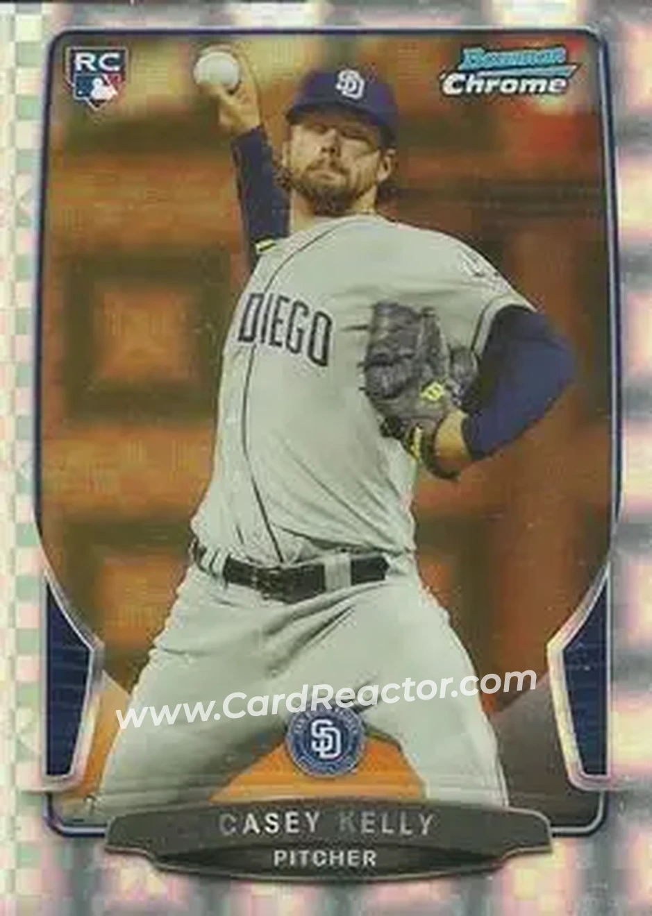 2013 Bowman Chrome - X-Fractors #11 - Casey Kelly - San Diego Padres