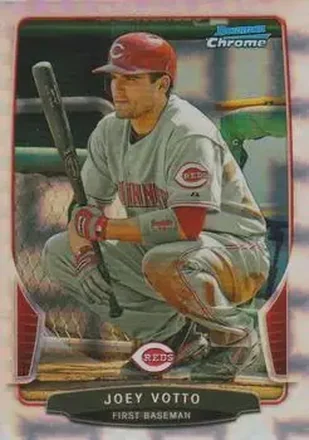 2013 Bowman Chrome - X-Fractors #15 - Joey Votto - Cincinnati Reds