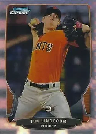 2013 Bowman Chrome - X-Fractors #20 - Tim Lincecum - San Francisco Giants
