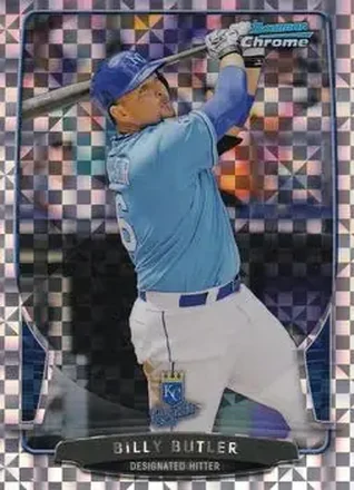 2013 Bowman Chrome - X-Fractors #21 - Billy Butler - Kansas City Royals