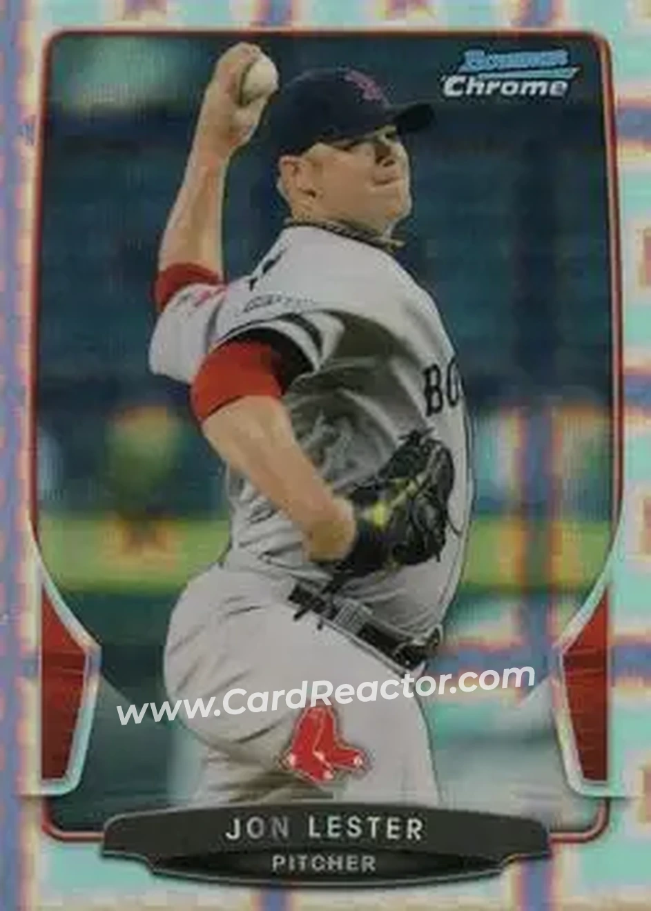 2013 Bowman Chrome - X-Fractors #42 - Jon Lester - Boston Red Sox
