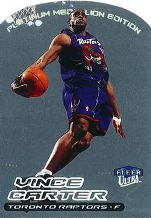 1999-00 Ultra - Platinum Medallion #1P - Vince Carter - Toronto Raptors