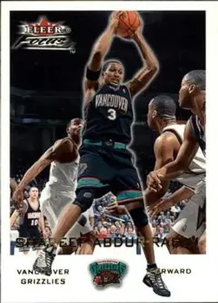 2000-01 Fleer Focus #101 - Shareef Abdur-Rahim - Vancouver Grizzlies