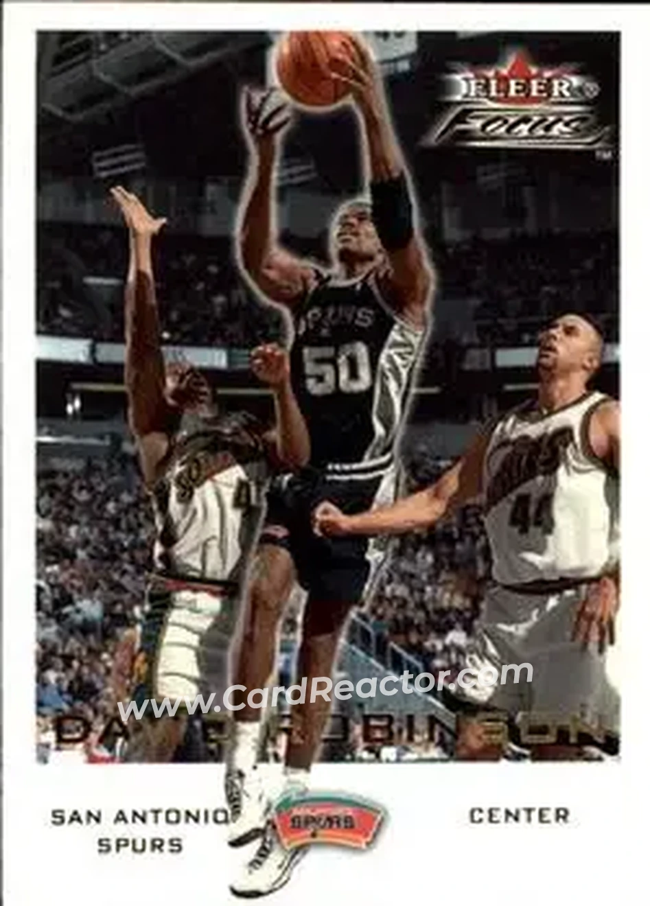 2000-01 Fleer Focus #105 - David Robinson - San Antonio Spurs - Front 2000-01 Fleer Focus #105 - David Robinson - San Antonio Spurs - Front