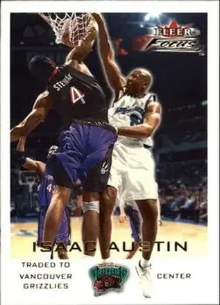 2000-01 Fleer Focus #106 - Isaac Austin - Vancouver Grizzlies