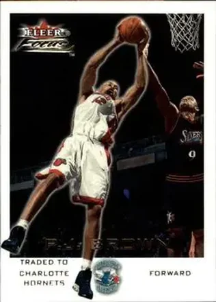 2000-01 Fleer Focus #108 - P.J. Brown - Charlotte Hornets