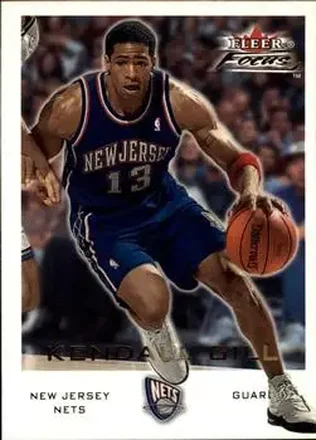 2000-01 Fleer Focus #109 - Kendall Gill - New Jersey Nets