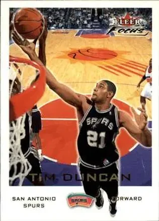 2000-01 Fleer Focus #113 - Tim Duncan - San Antonio Spurs
