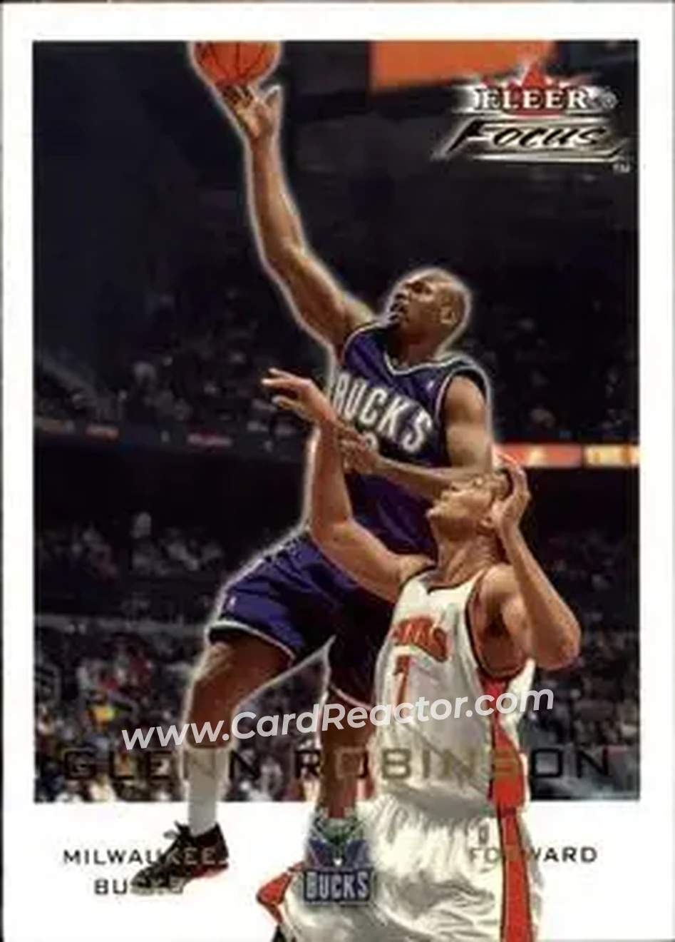 2000-01 Fleer Focus #114 - Glenn Robinson - Milwaukee Bucks - Front