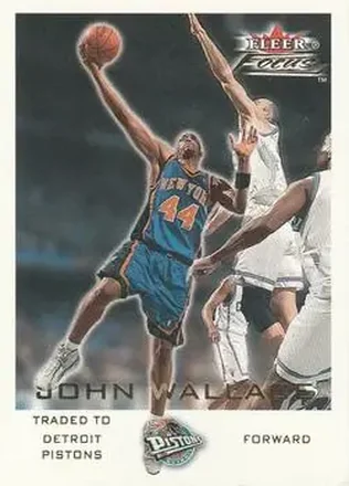 2000-01 Fleer Focus #115 - John Wallace - Detroit Pistons