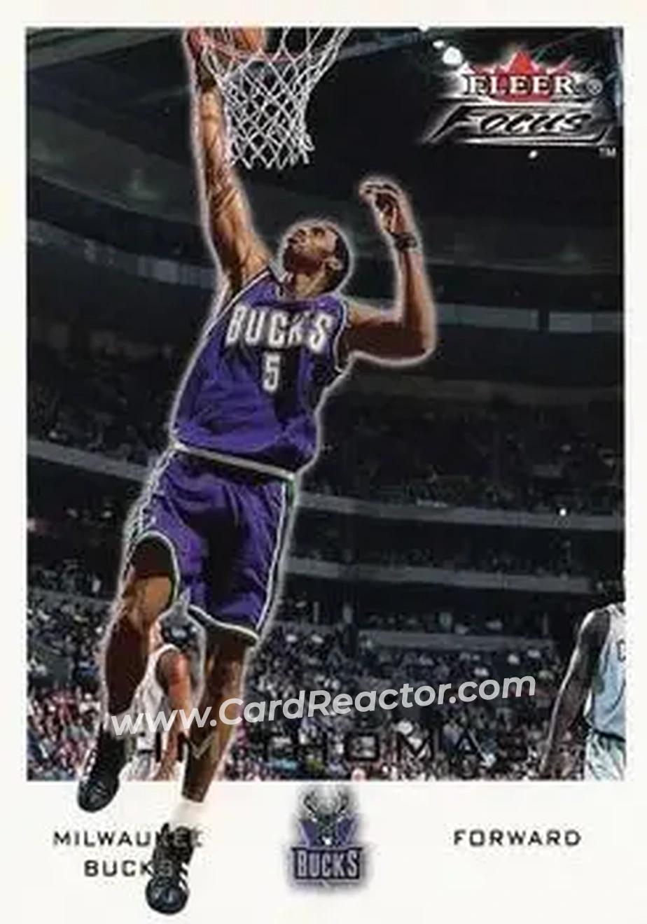 2000-01 Fleer Focus #119 - Tim Thomas - Milwaukee Bucks - Front