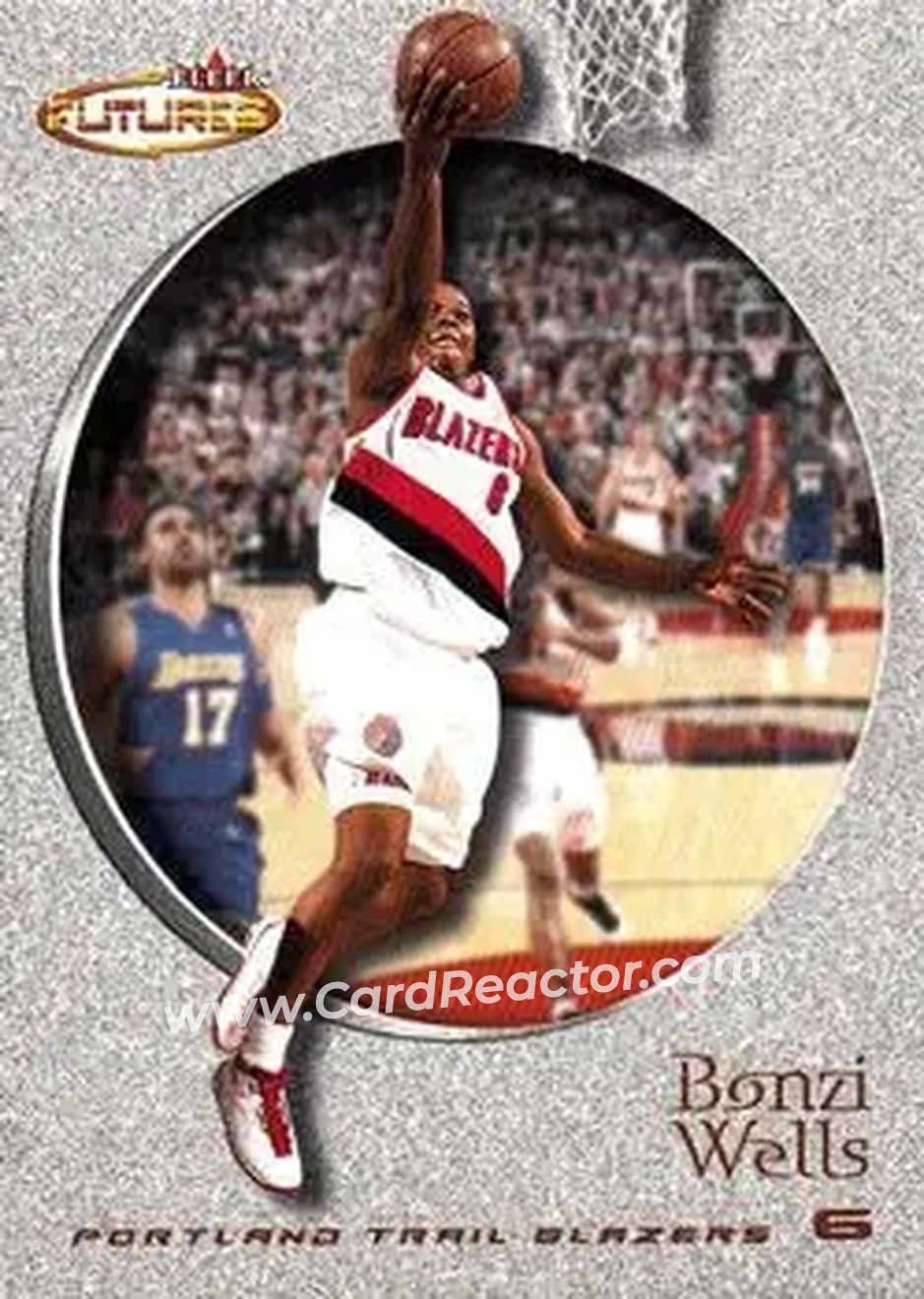 2000-01 Fleer Futures #115 - Bonzi Wells - Portland Trail Blazers - Front